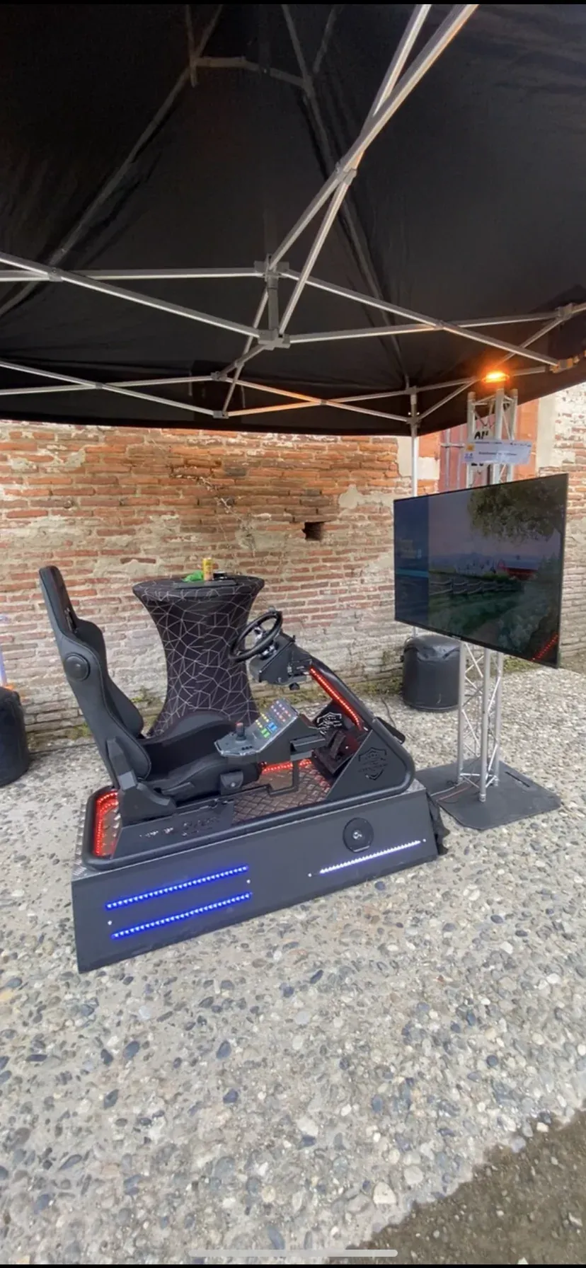 Simulateur machine agricole VR By Evos - conduite d'engins en réalité virtuelle - fabriqué en France