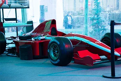 Simulateur F1 VR By Evos - animation stand salon professionnel formation