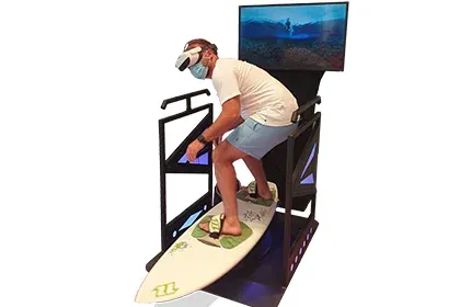 Simulateur surf VR By Evos - forum métiers et journée orientation CFA