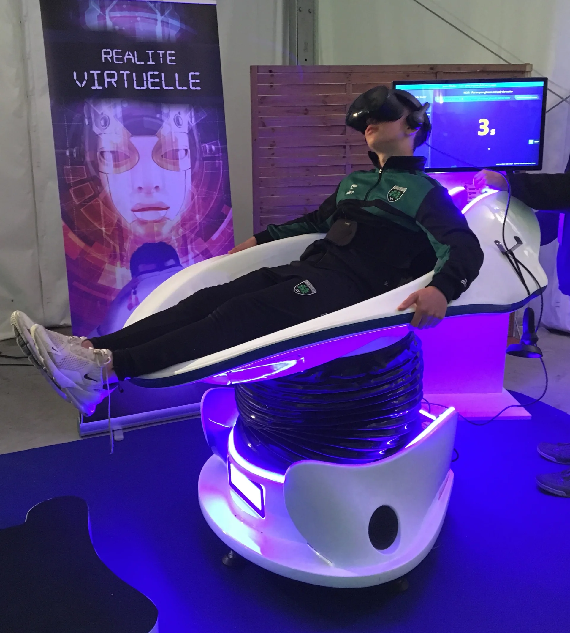Simulateur radeau VR