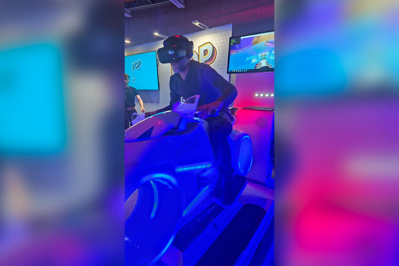 Simulateur de moto VR By Evos