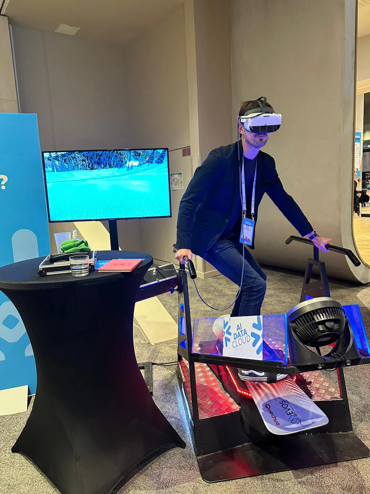 Simulateur de snowboard VR By Evos