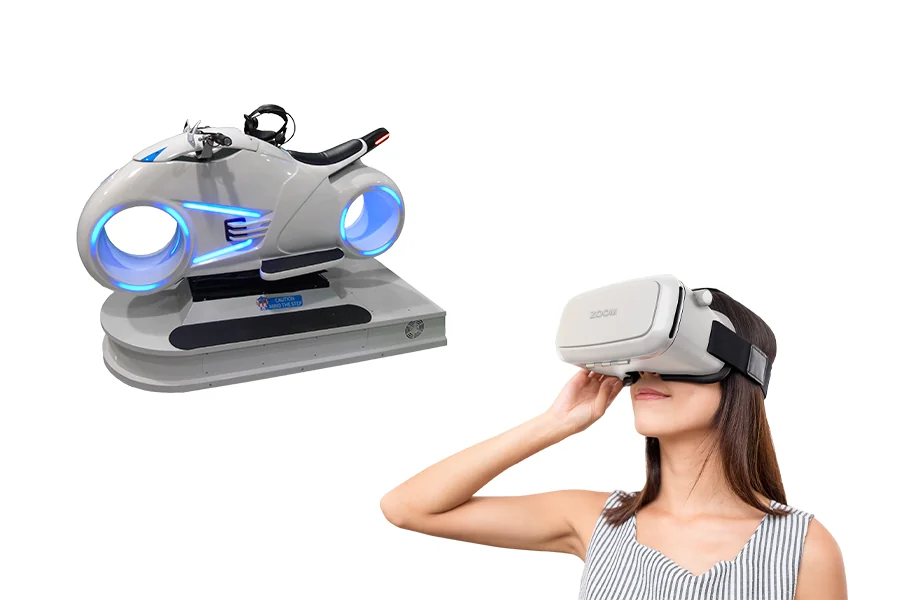 Comparaison entre un casque de réalité virtuelle portable et un simulateur VR avec plateforme