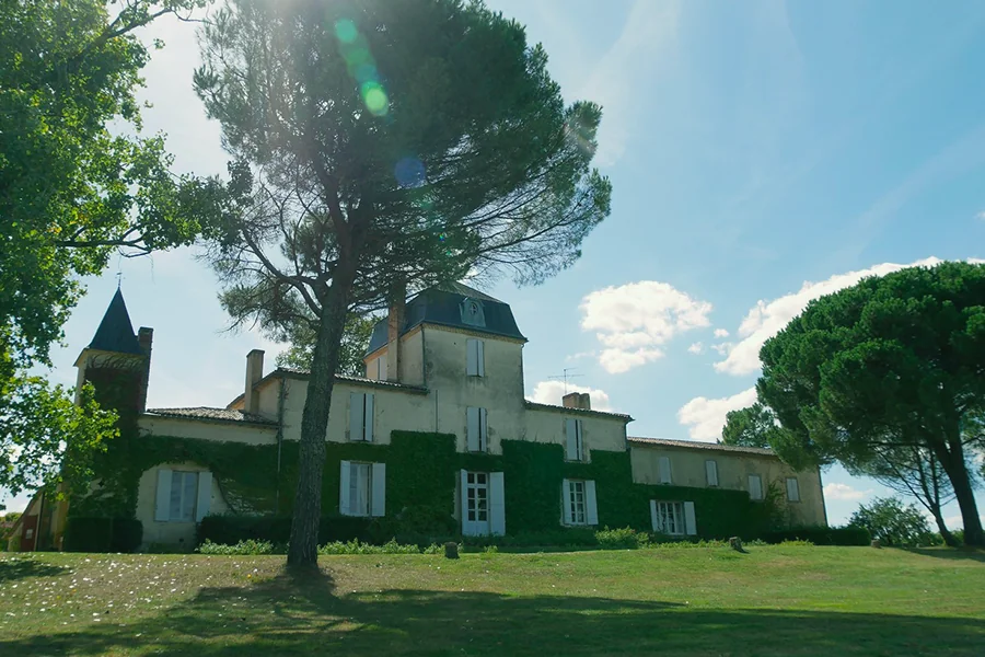 Domaine de Malagar vu depuis le parc, ancienne demeure de François Mauriac à Saint-Maixant