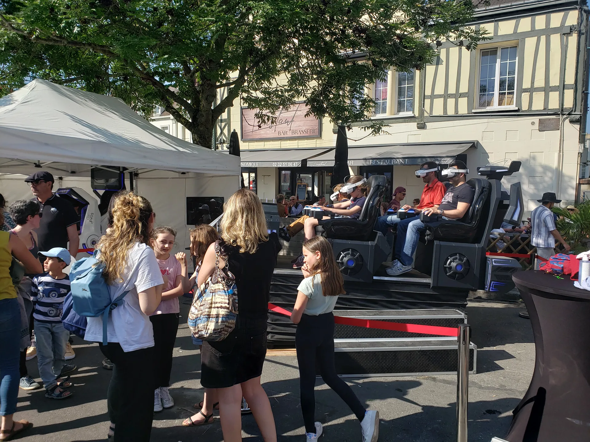 Simulateur Sensation VR 4 places à la Foire de Vernon dans l'Eure