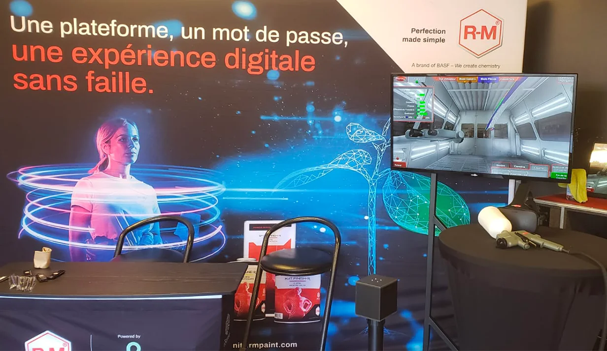 Simulateur SimSpray peinture VR By Evos