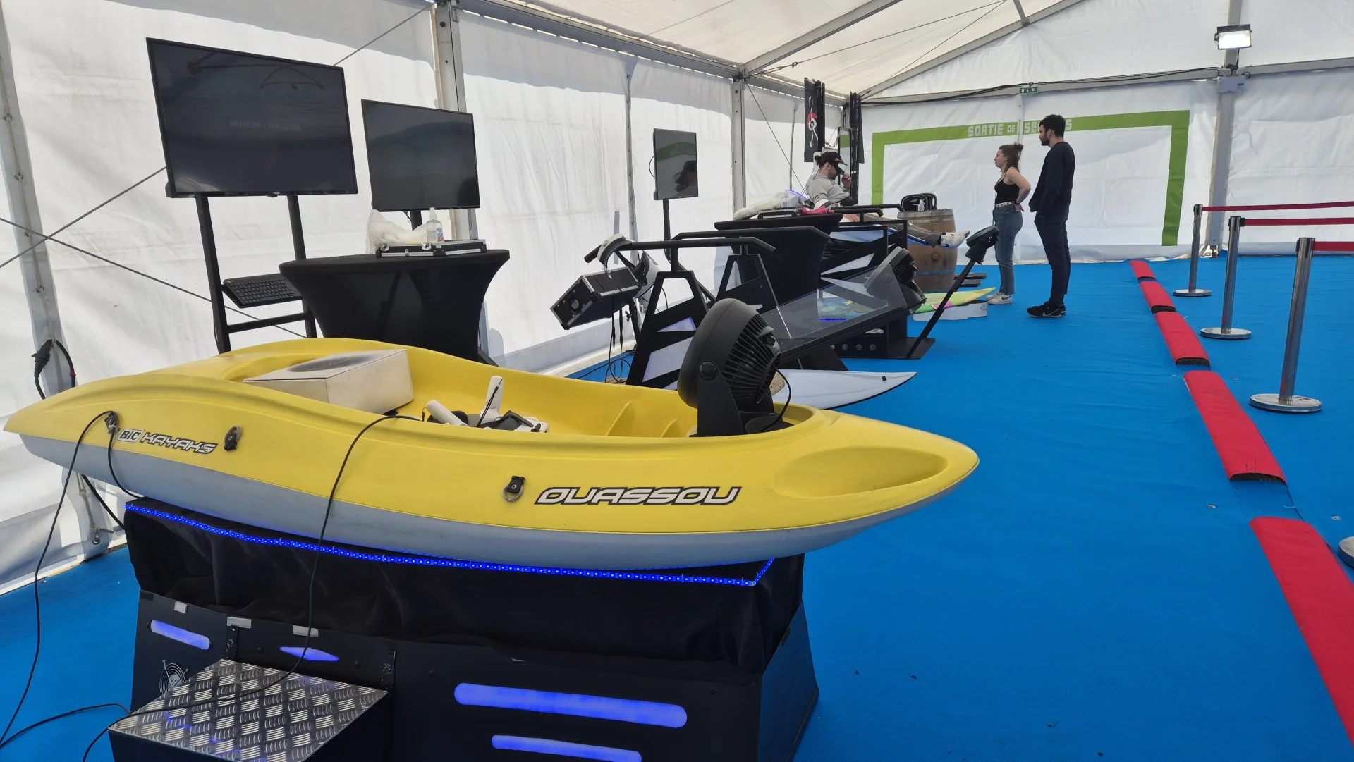 Simulateur de kayak VR By Evos