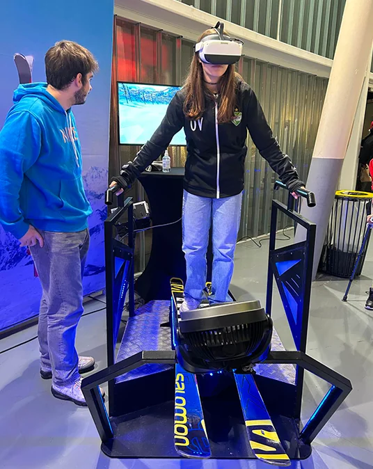 Simulateur de ski VR By Evos