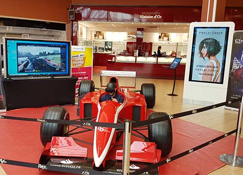 Simulateur de Formule 1 en réalité virtuelle